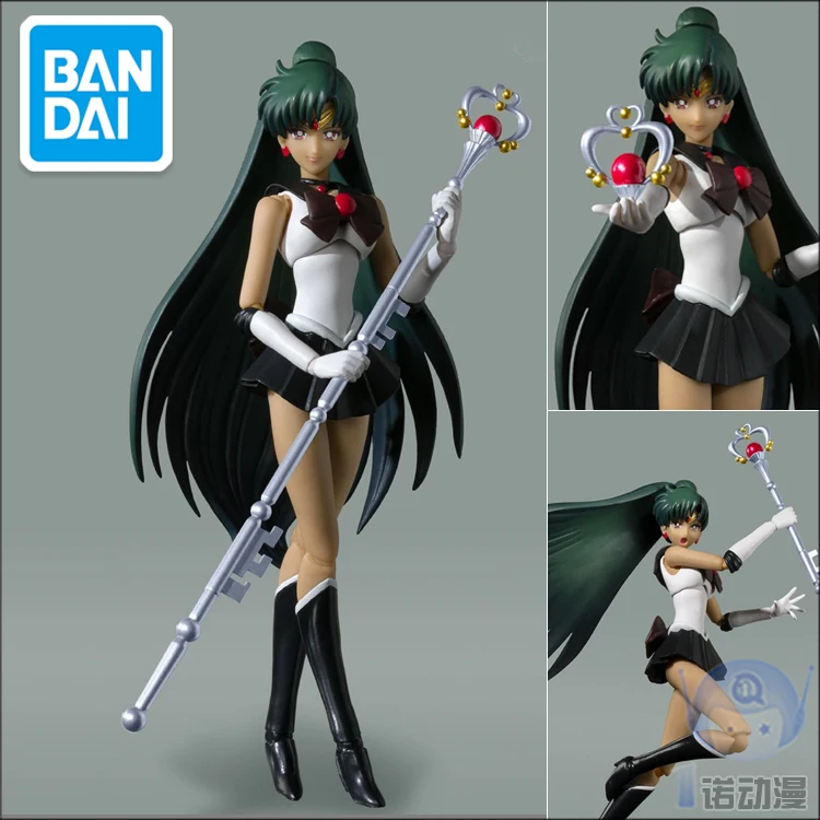 

Bandai Original Finished Figure Model 61507 SHF Sailor Moon Pluto Meiou Setsuna Animation Color Matching