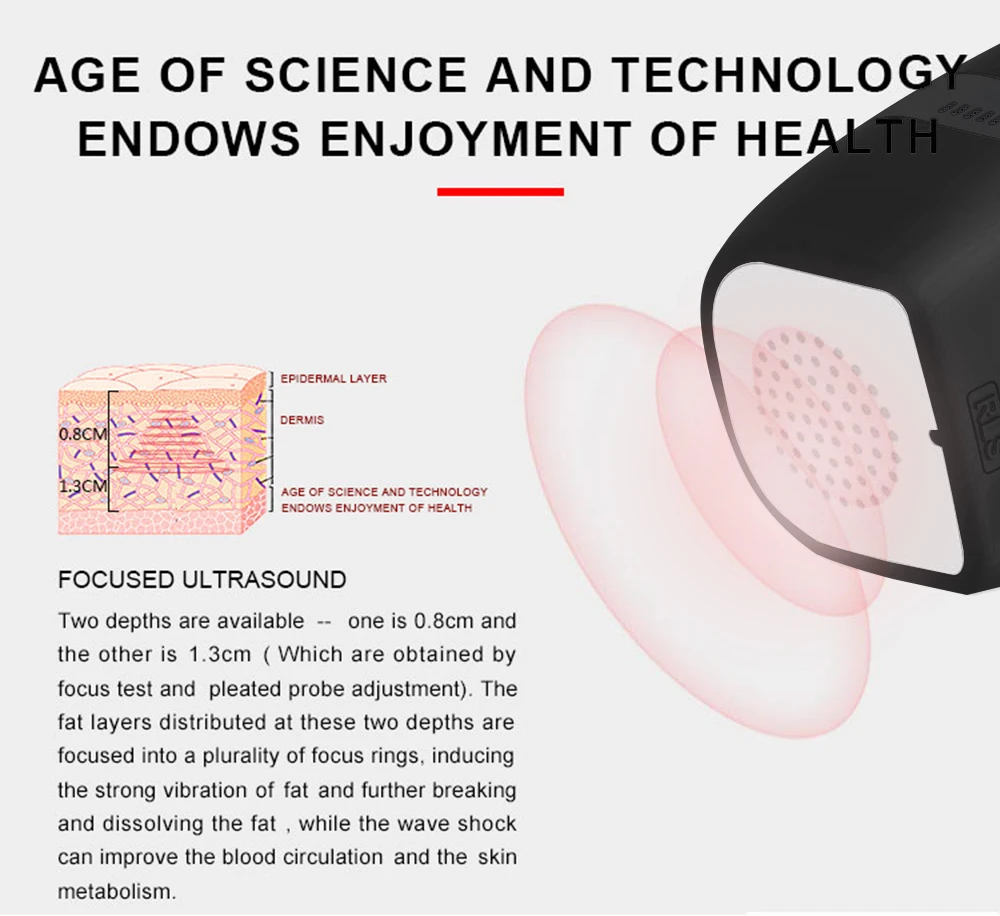 Мини HIFU ультразвуковой прибор RF радиочастотная тела мышц похудение коррекция