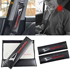 Автомобильные накладки Daihatsu из углеродного волокна для ремня безопасности, аксессуары для водителя, уход за плечами, 2 шт.