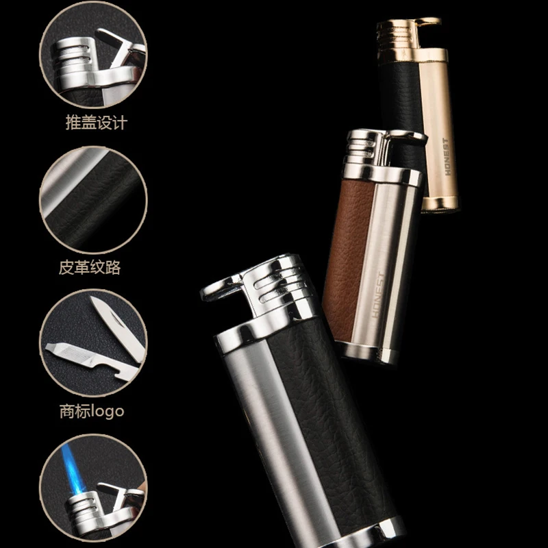 Ветрозащитная надувная зажигалка металлический струйный фонарь зажигалки