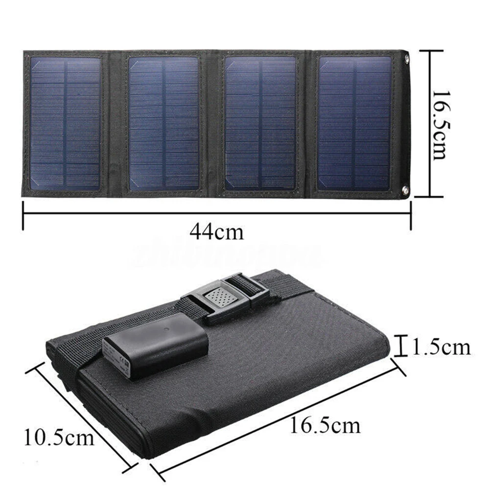 

Waterproof IP65 10W USB Solar Panel Camping Folding Bag for Outdoor Camping Hiking Phone Phone Computer Tablet Charger