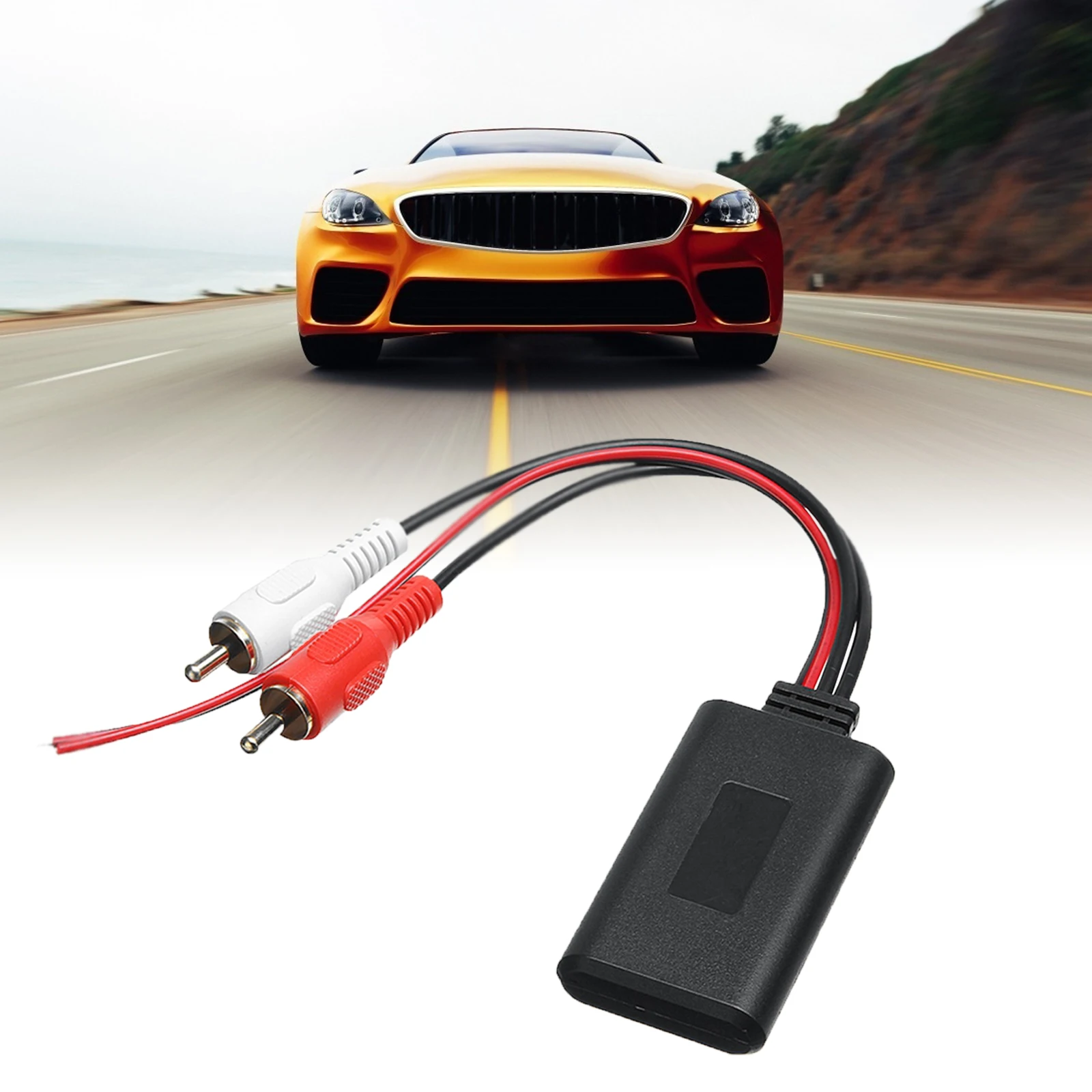 

Car Universal Wireless Bluetooth Module Music Adapter Rca Aux Audio Cable Auto Audio Adapter Car Inside Electronic Accessories