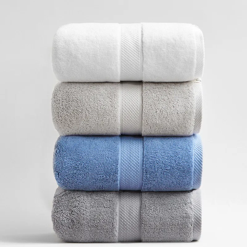 

100%Combed Cotton Bath Towel Adult Larger and thicker Towels for Bathroom Spa Hotel Quality Soft Absorbent Shower Towel 800g 1PC