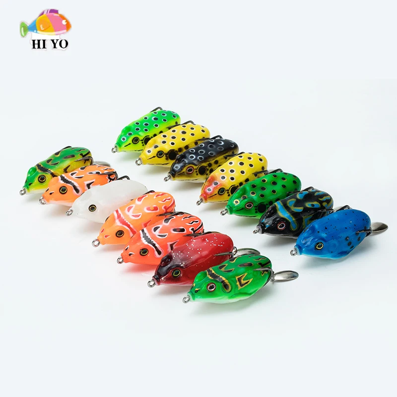 

HI YO Whopper Popper 5.5cm/12cm Lure Artificial Bait Hard Soft Rotating Tail Fishing Tackle Geer Pesca