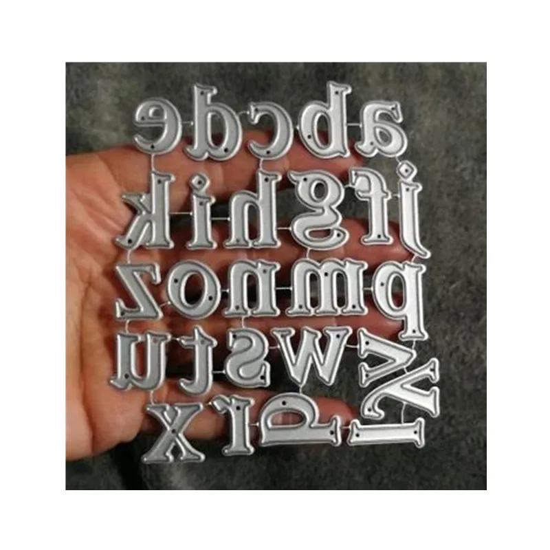 Штампы с английскими буквами скрапбукинг Новое поступление металлические