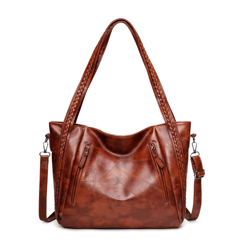 

Ladies PU Soft Leather Ladies Handbag Designer Luxury Shoulder Bag Ladies Handbag Large Capacity Casual Shoulder Bag