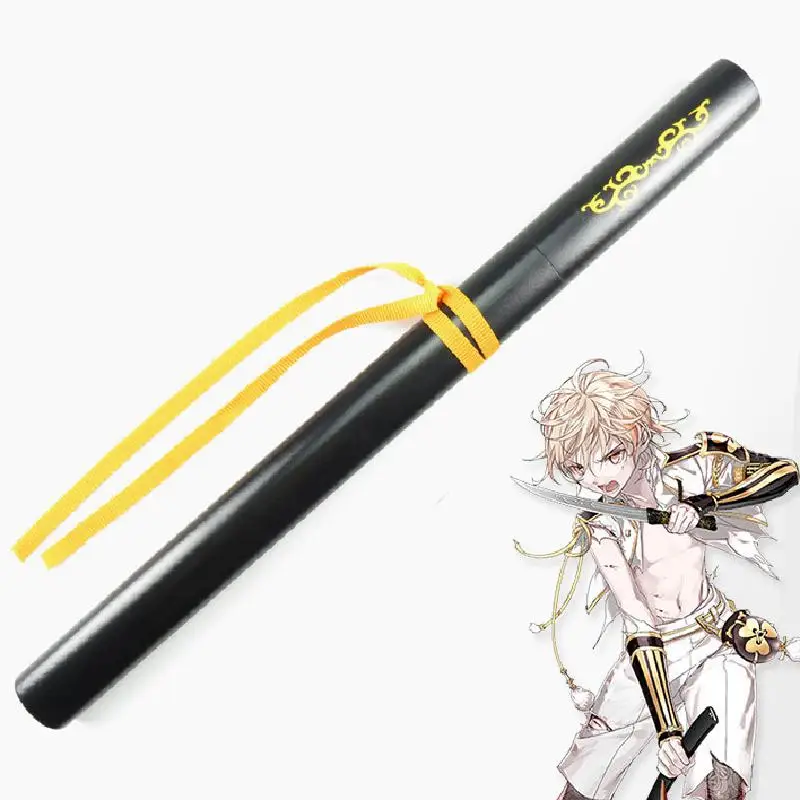 

Wooden Short Knife Sword Mini 55cm Weapon Cosplay Anime Katana Samurai Knife Ninja Performance Props Toys For Kids Teens Gift