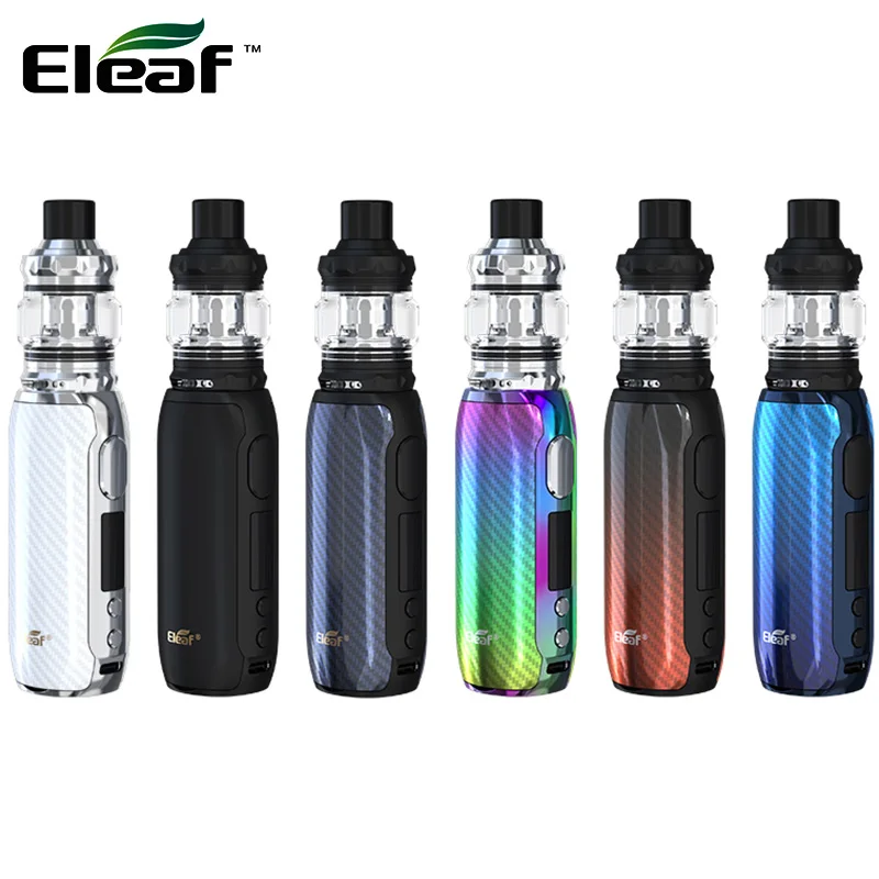 Оригинальный Eleaf iStick оправа C Комплект 80 Вт Box Mod 4 мл MELO 5 майка с EC-M катушки Тип Type-C