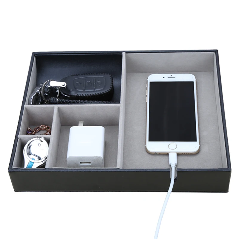 Чехол из искусственной кожи высокого качества для хранения|Коробки и ящики