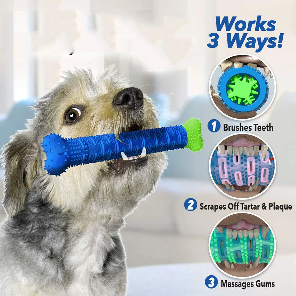 Для домашних собак Игрушки для жевательной щетки смешная Интерактивная
