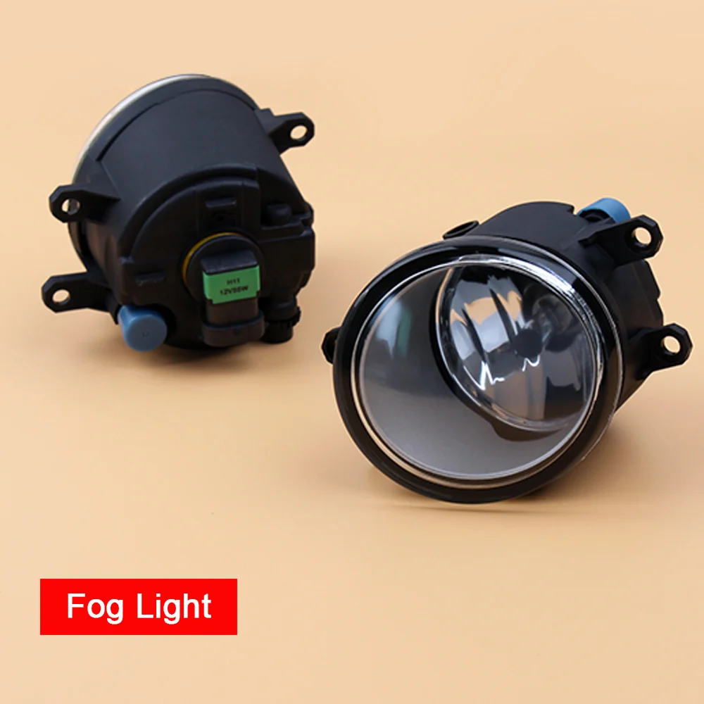 1 пара автомобильных противотуманных фар в сборе с противотуманными фарами и