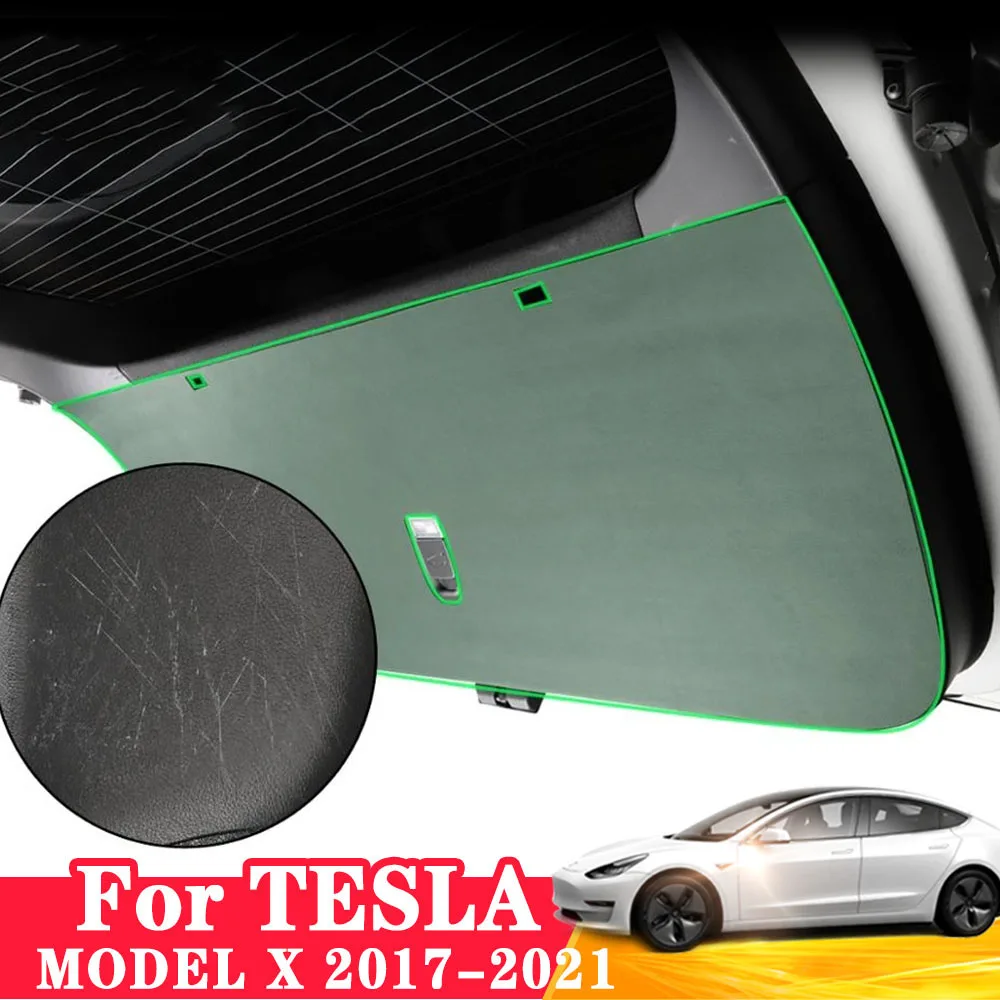 

For Tesla Model X 2017-2020 hide Trunk door Anti Kick Pad Protection Side Edge Film Protector Stickers