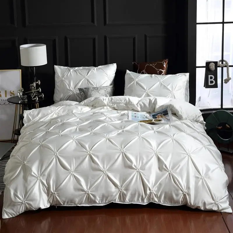 

LOVINSUNSHINE Luxury Bedding Set Queen Comforter Bedding Set King Duvet Cover Set UO01#