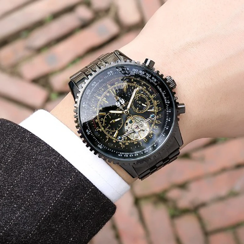 Часы ORKINA мужские автоматические механические из нержавеющей стали|watches pocket