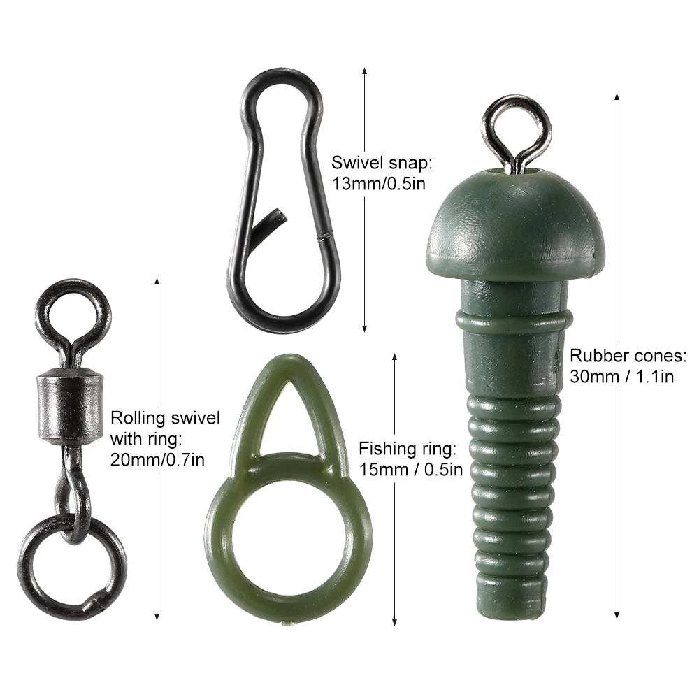 Рыболовные аксессуары набор рыболовных снастей Резиновый рукав Chod бусины