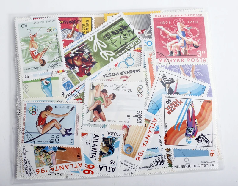 50 шт./лот, хит, 17 тем, коллекция штампов, все разные страны, без повторения, неиспользованные почтовые марки для сбора