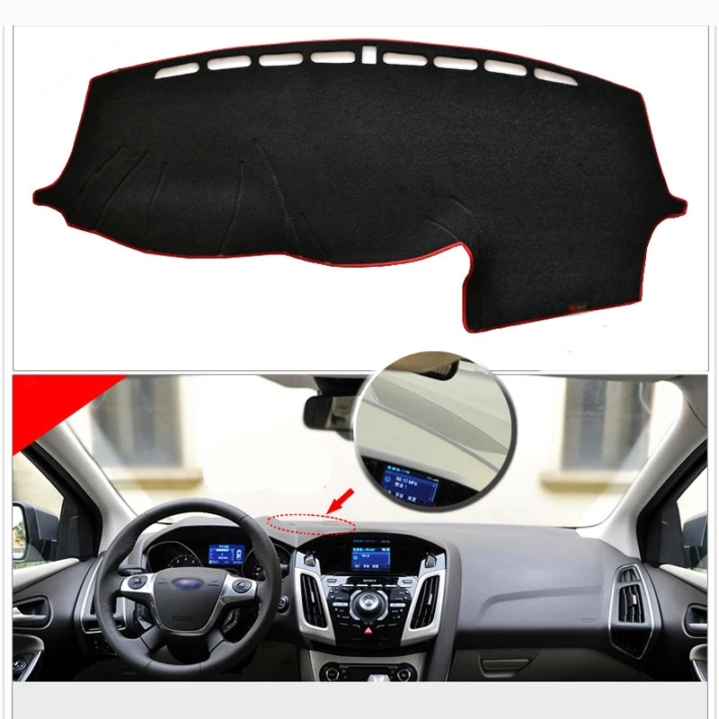 

Коврик для салона приборной панели, защитный коврик Photophobism, коврик для Ford Focus 2012-2014