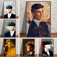scandinavian wall art peaky blinders season tv series canvas painting posters and prints wall art picture for living room cuadro