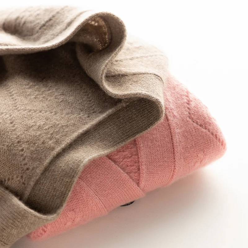 

2020 Autumn/winter V-neck 100% pure cashmere cardigan women's knitting jacquard European station sweater coat