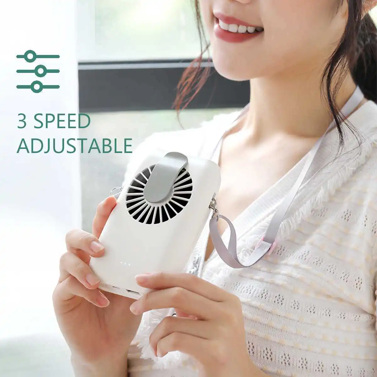 

Mini USB Portable Fan 3 Speed handheld Air Cooler Electric Rechargeable Adjustable Cooling Fan for Home Office Pocket Ventilador