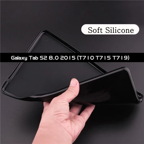 Чехол из искусственной кожи для samsung Galaxy Tab S2 8,0 T710 T719 SM-T715 T713, умный чехол для samsung Galaxy Tab S2, 8,0 дюймов, чехлы - Цвет: SM-T710  SM-T715