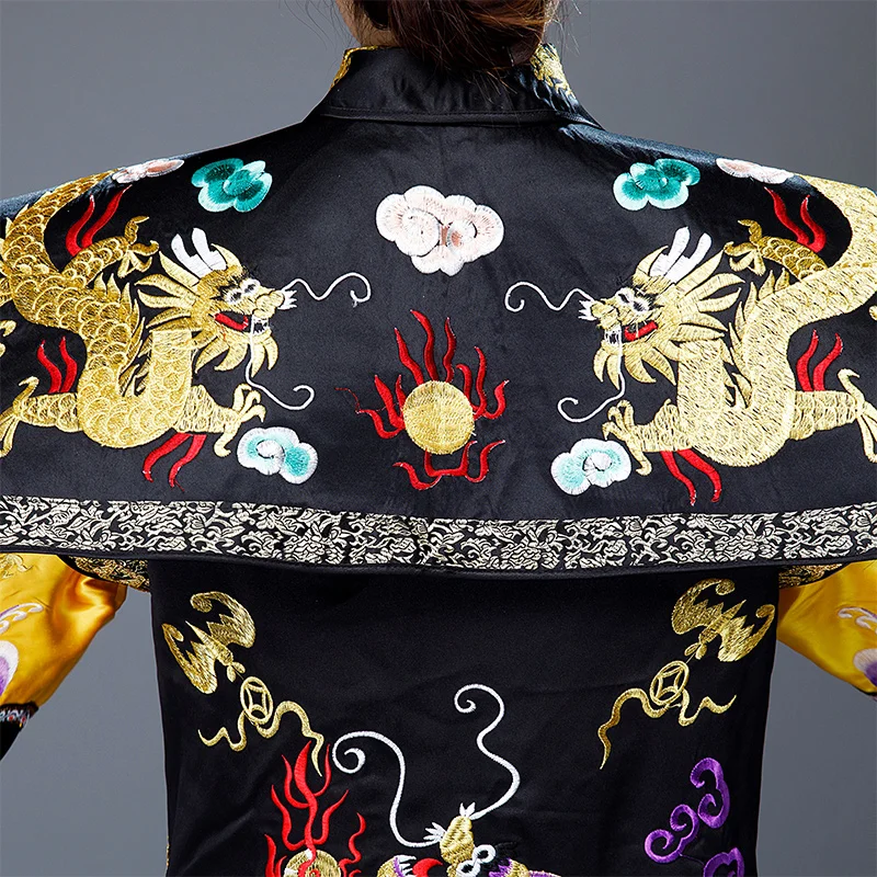 

Chinese ancient queen Embroidery set Movie and TV same paragraph Qing Dynasty stage performance Studio Photo COS costumes women