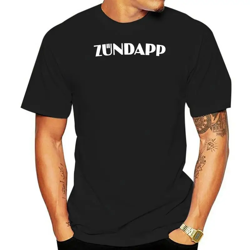 

Motorcycle T-Shirt 100% Cotton Graphic Tee Retro ZUNDAPP Classic Vintage