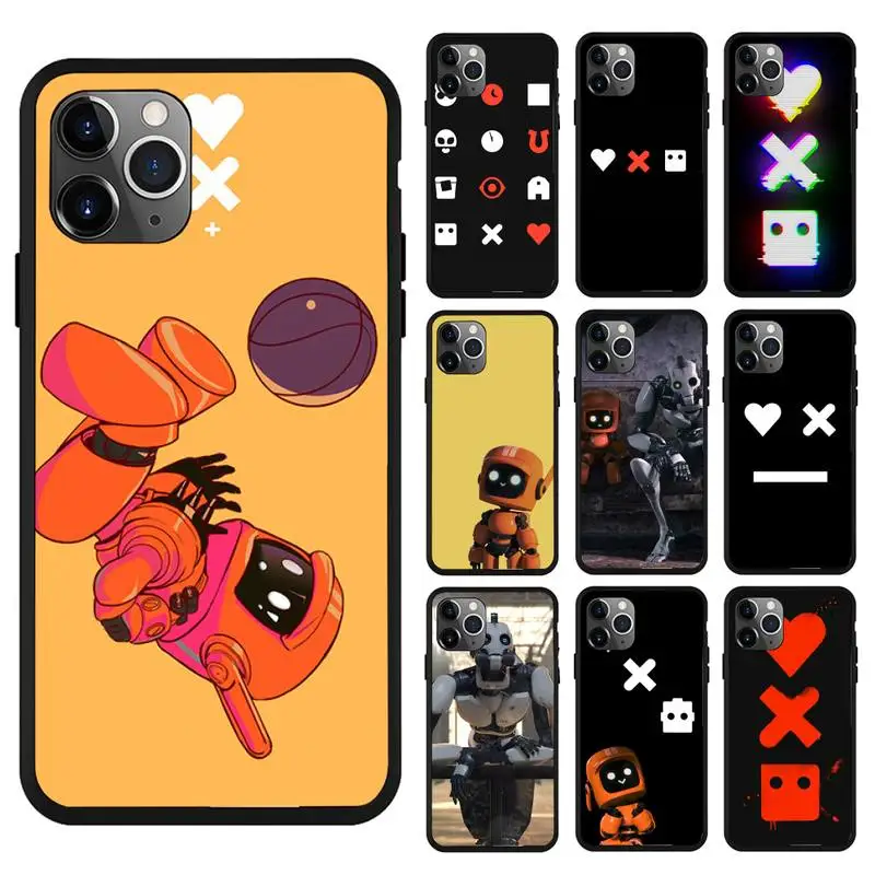 

Love, Death & Robots Phone Case For iphone 13 11 12 Pro Max 8 7 6 5 s XR PLUS X XS Mini Black Shell Cover Fundas