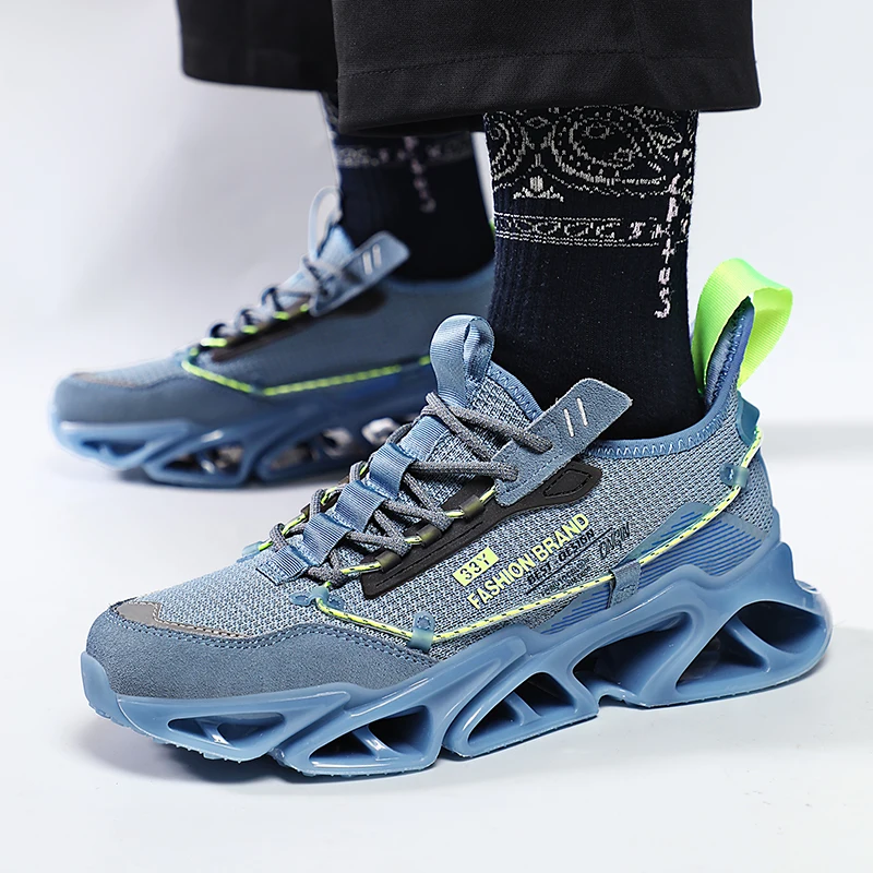 

2021 Luxury Men Casual Shoes Hip Pop Sneakers Male Comfortable Adult Sport Trainers Mesh Chaussure Homme High Quality Zapatillas