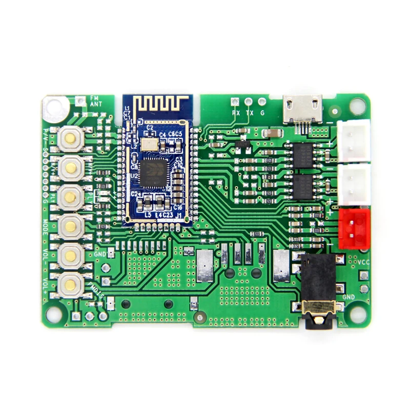 

V5.0 Stereo Transmission BK3266 Module Bluetooth Power Amplifier Board Receiving and Sending One AT Renamed Button Switch