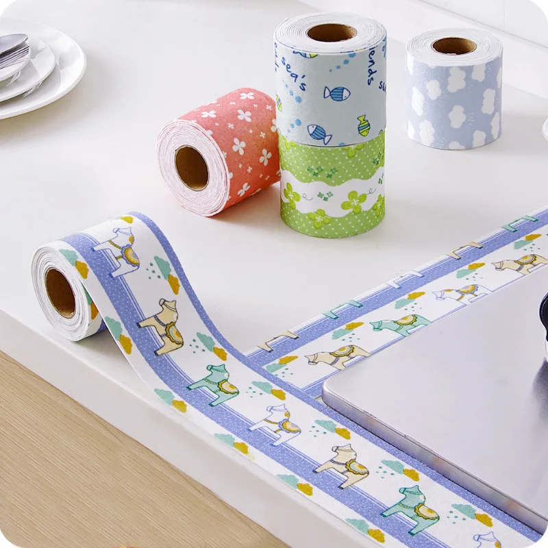 

KItchen Waterproof Tape Self-adhesive Sink Waterproof Stickers Kitchen Sink Moisture Absorbing Tape Kitchen Sink tape
