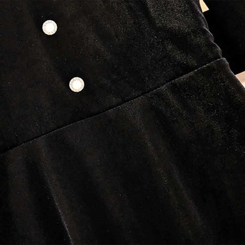 Для женщин размера плюс L 4XL стильные новые женские туфли бархатные вечерние