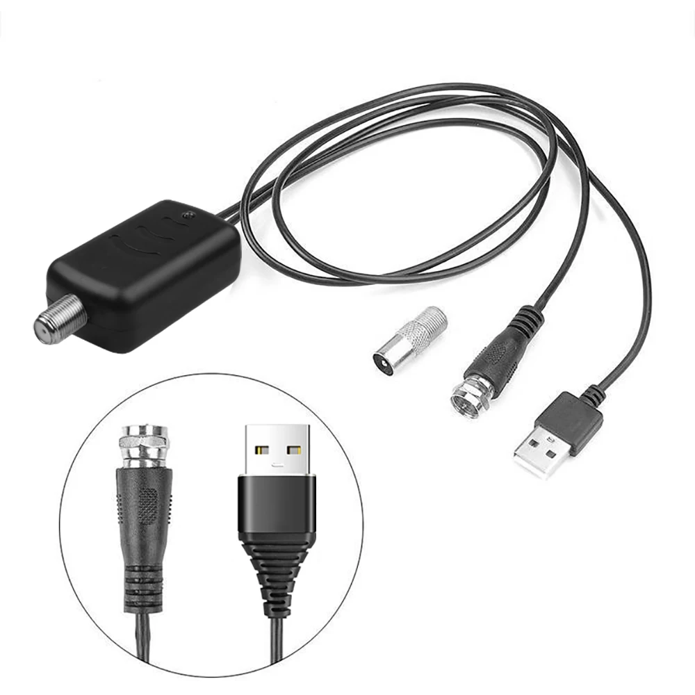 Indoor TV Antenna Amplifier HDTV Satellite Fox Ground Receiver HD Signal Booster Tuner DVB-T2 DVB DTV TDT ISDB VHF | Электроника