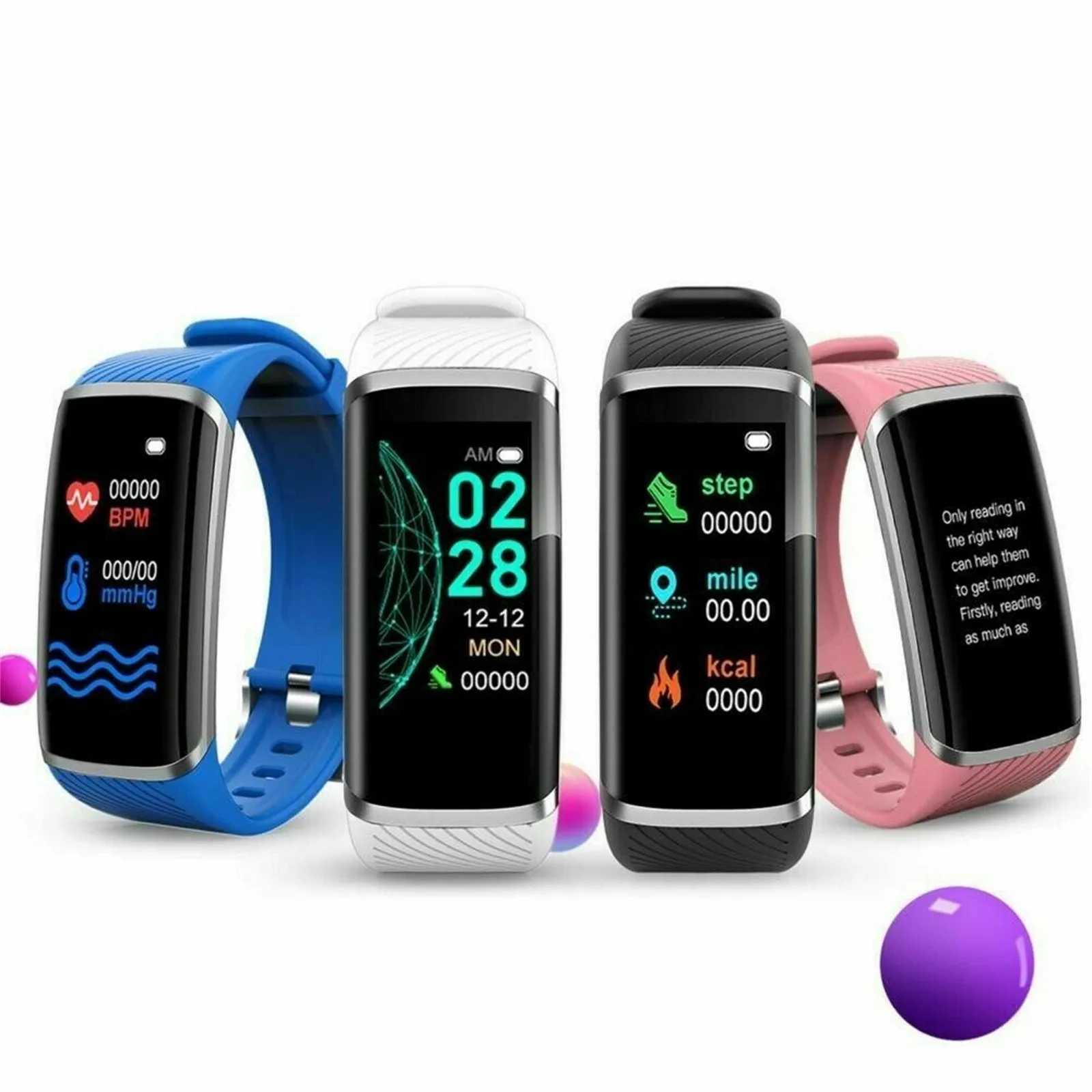 2021 M8 водонепроницаемые спортивные умные часы Bluetooth 4 0 перезаряжаемый пульсометр