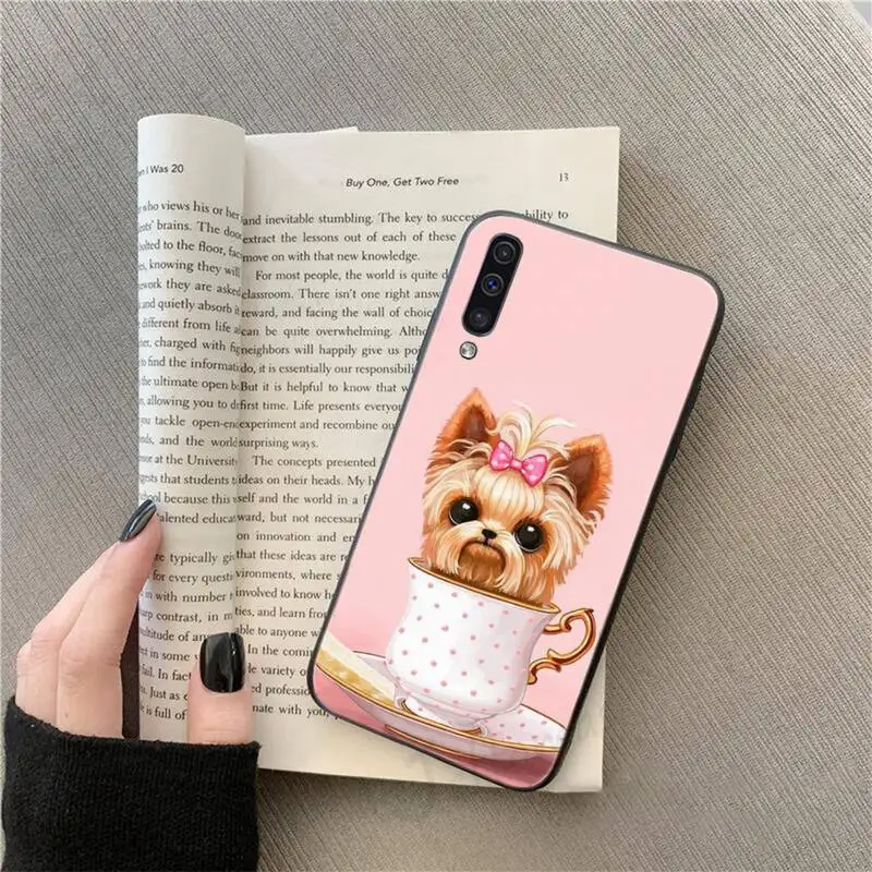 

Yorkshire terrier dog PUPPY animal Phone Case For Samsung galaxy S 9 10 20 A 10 21 30 31 40 50 51 71 s note 20 j 4 2018 plus