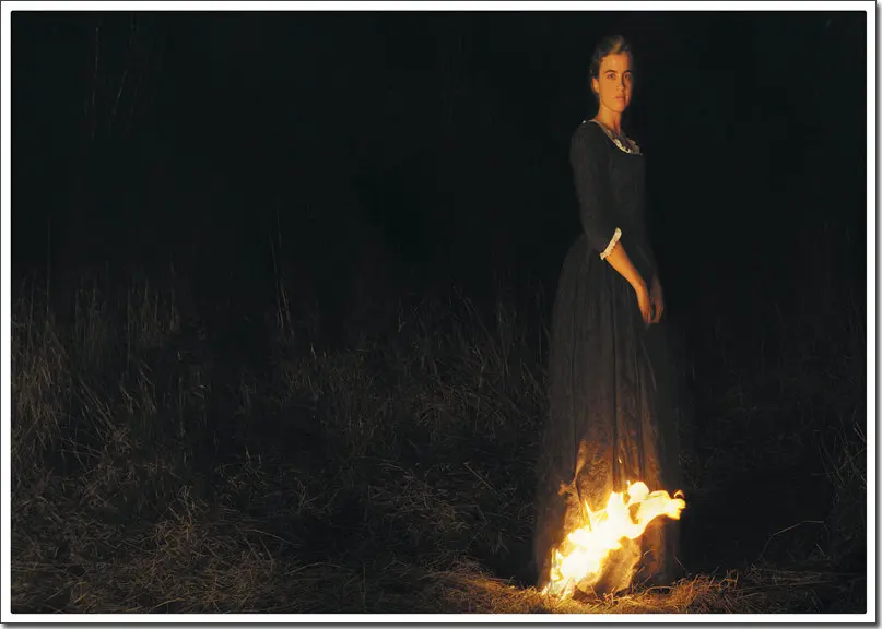 HD живопись Франция мойв портрет Alady On Fire пленка девушка плакат леди лесбийское