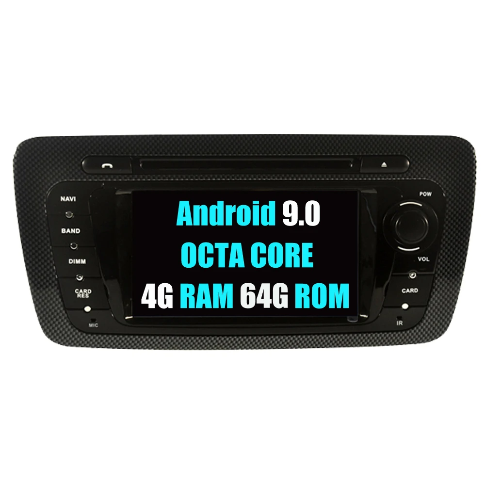 RoverOne Android 9,0 Восьмиядерный автомобильный Радио DVD gps для сиденья Ibiza сенсорный экран мультимедийный плеер головное устройство Bluetooth HD камера - Цвет: PX5 Android 9.0