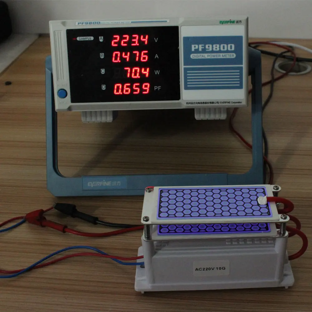 

Portable Air Purifier Ceramic Ozone Generator 220V/110V 10g Double Integrated Long Life Ceramic Plate Ozonizer Air Disinfection