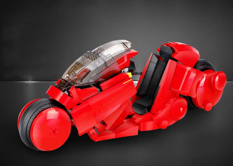 Строительные блоки совместимый бренд 919 шт. JINTIAN Citizen Akira Motobike Keita мотоцикл MOC Модель Кирпичи игрушки для детей Подарки
