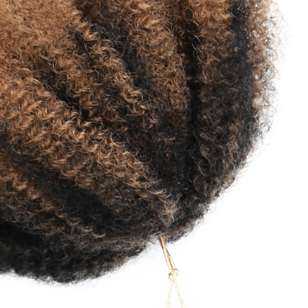 8 дюймов мягкие афро кудрявые натуральные плетеные удлинители Marley для косичек