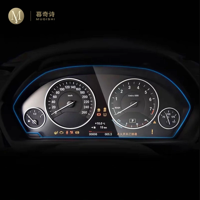 For BMW F30 F31 F33 F34 F35 F36 2013-2019 Dashboard Instrument Panel Film Digital Cockpit Protector TPU Car Interior Accessories