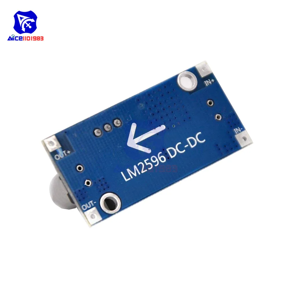 Diymore LM2596S DC 3 2 40 В до 1 25 35 в 3A Регулируемый понижающий преобразователь модуль