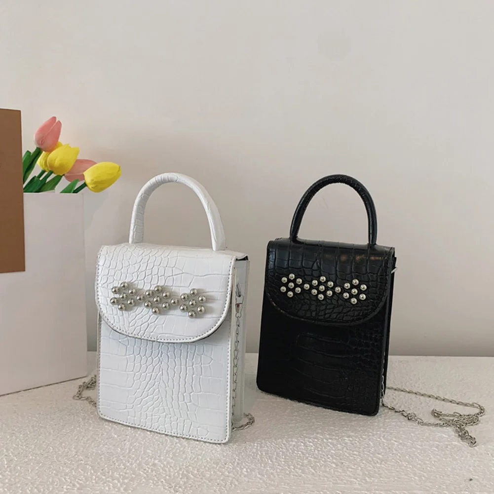 

Trend Crossbody Shoulder Messenger Bags for Women PU Leather Alligator Pattern Flap Phone Bag Purse and Female Luxury Handbags