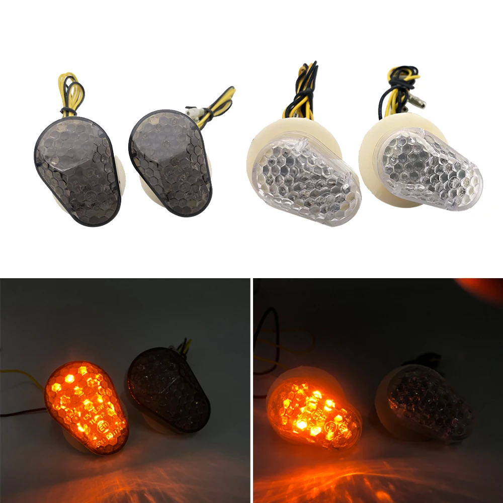 

Motorcycle Turn Signal Light LED Flasher Indicator Lamp Blinker for Kawasaki ZX6R ZX7R ZX9R ZX636 ZZR600 ZX12R Motor Accessories