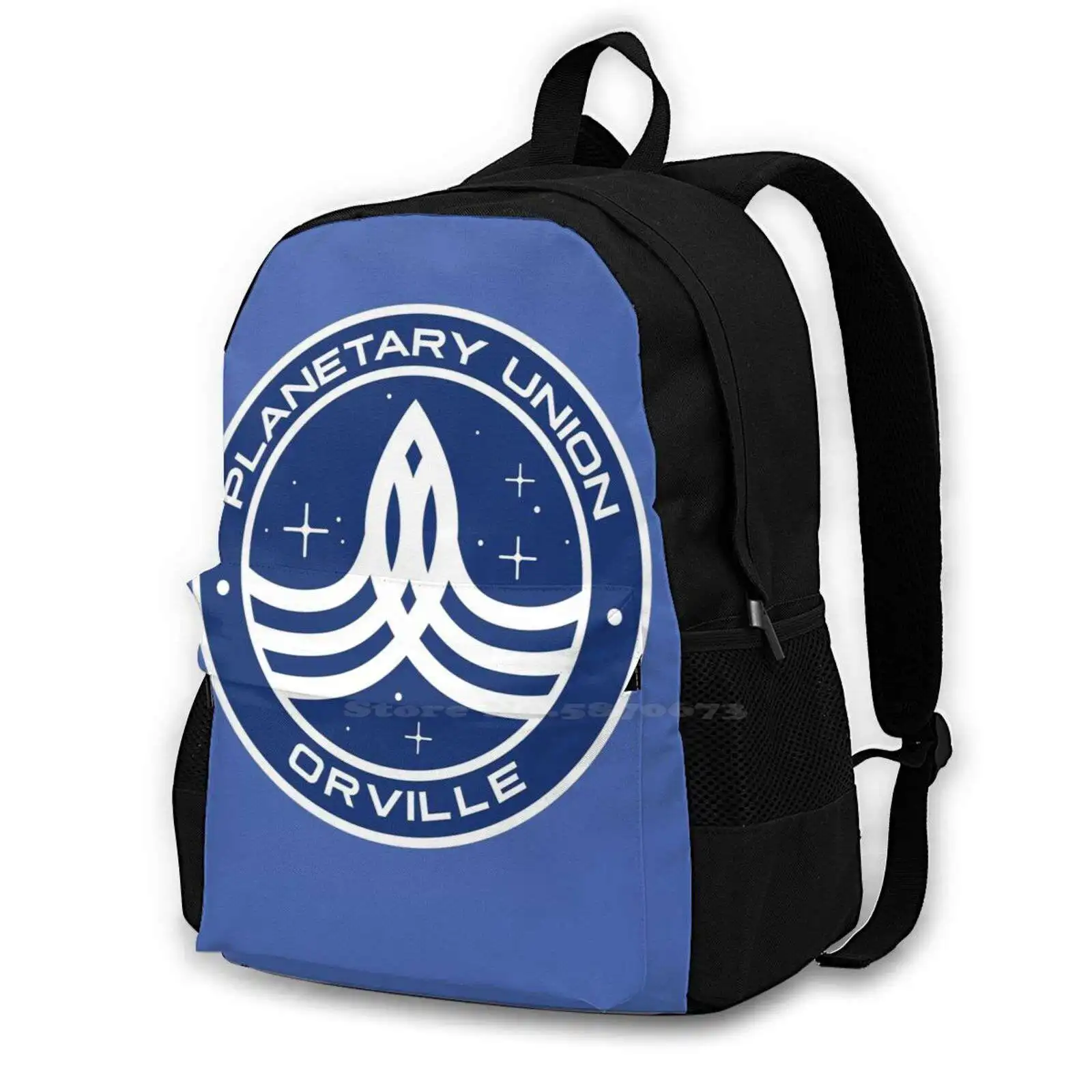 

Starship Of The Planetary Union School Bags Travel Laptop Backpack Starship The Orville Planetary Union Space Sci Fi Seth