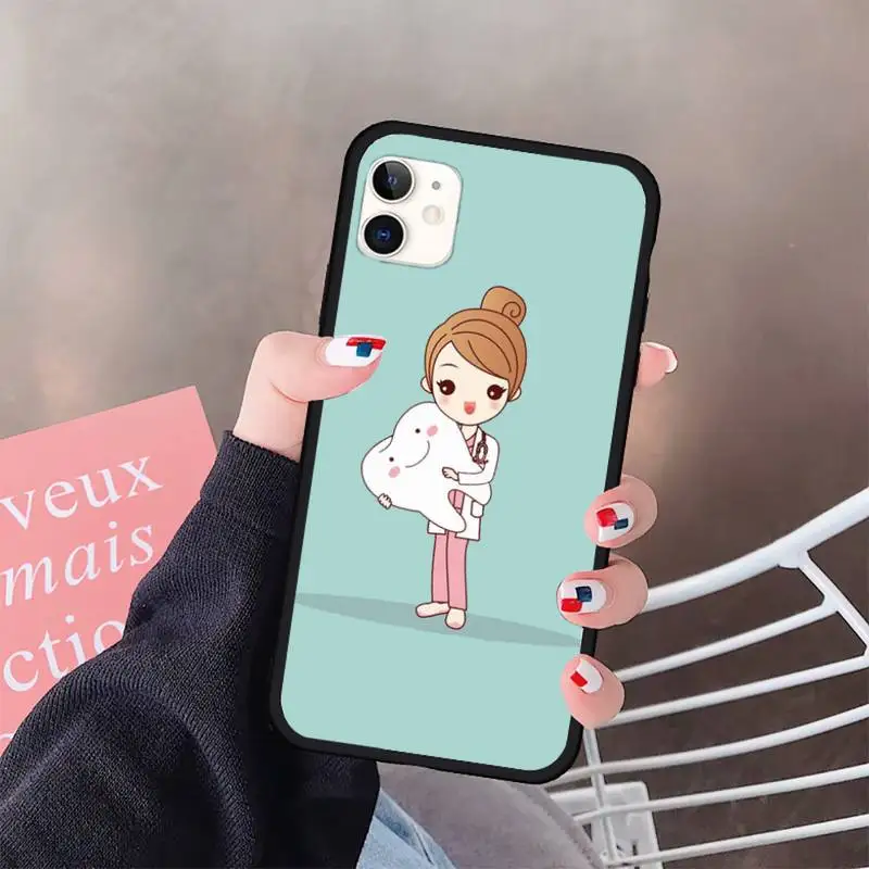 

Cute Wisdom Teeth Tooth Phone Case for iPhone 11 12 pro XS MAX 8 7 6 6S Plus X 5S SE 2020 XR