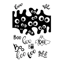 daboxibo ghost eyes clear stamps mold for diy scrapbooking cards making decorate crafts 2020 new arrival