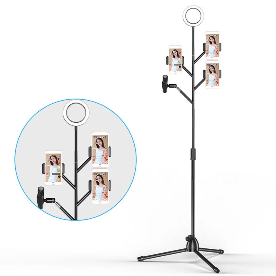 MAMEN кольцевой светильник для селфи фото видео студия Led Youtube прямая трансляция