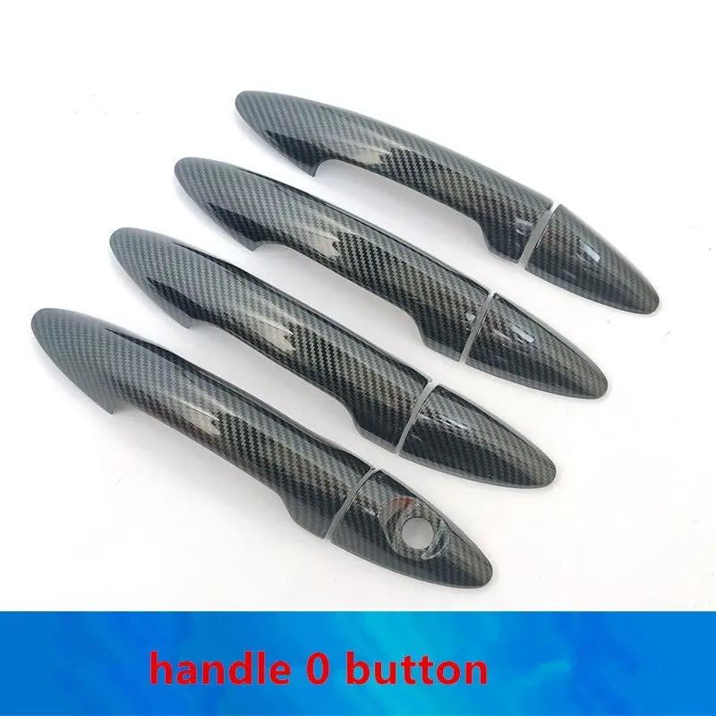 

Углеродное волокно, хромированная крышка дверной ручки автомобиля, декоративная накладка, наклейки для KIA Rio 3 Rio3 K2 2011-2016, аксессуары для стайлинга