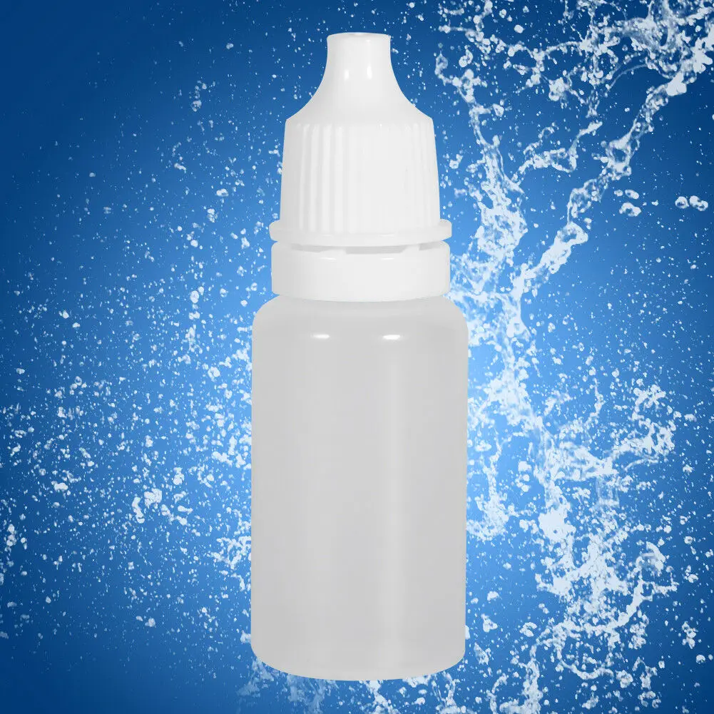 50Pcs/set 10ml Soft Empty Squeeze Dropper Bottles Eye Drop Liquid Storage Containers Lotion Shampoo Bath Small Sample - купить по